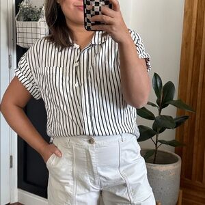 Frame Sheila Pocket Shirt. XS run big